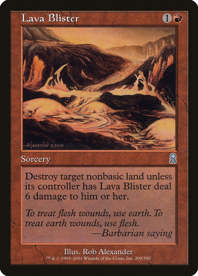 Lava Blister [Odyssey] | North Valley Games