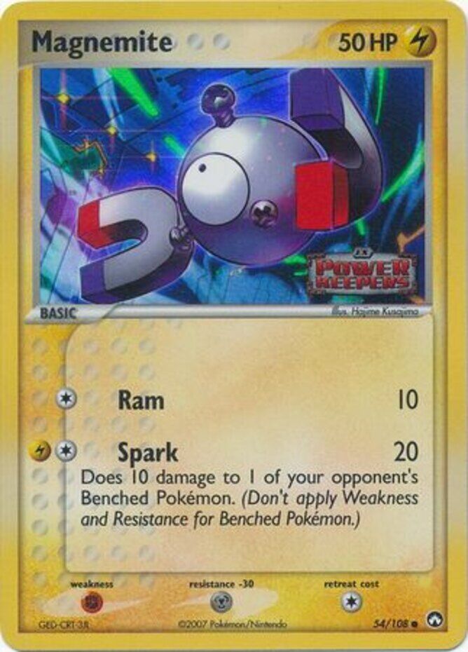 Magnemite (54/108) (Stamped) [EX: Power Keepers] | North Valley Games