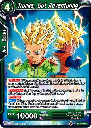 Trunks, Out Adventuring (BT7-059) [Assault of the Saiyans] | North Valley Games