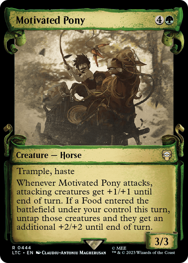 Motivated Pony [The Lord of the Rings: Tales of Middle-Earth Commander Showcase Scrolls] | North Valley Games