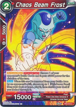 Chaos Beam Frost (BT9-015) [Universal Onslaught] | North Valley Games