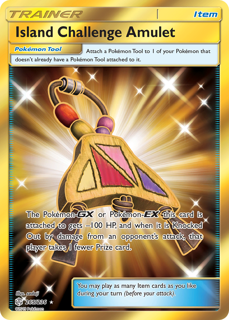 Island Challenge Amulet (265/236) [Sun & Moon: Cosmic Eclipse] | North Valley Games