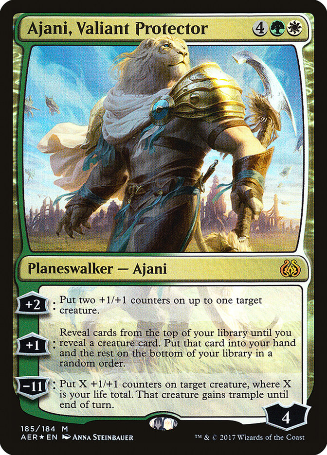 Ajani, Valiant Protector [Aether Revolt] | North Valley Games