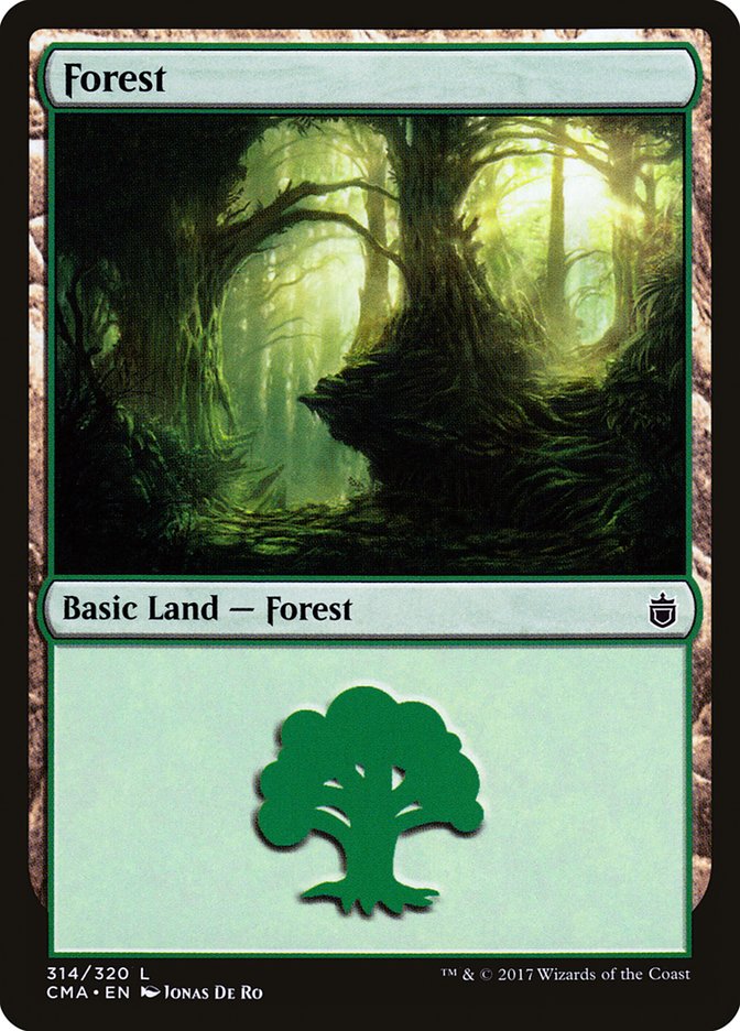 Forest (314) [Commander Anthology] | North Valley Games