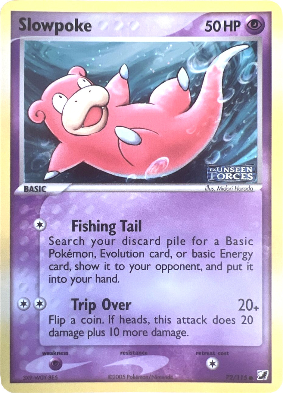Slowpoke (72/115) (Stamped) [EX: Unseen Forces] | North Valley Games