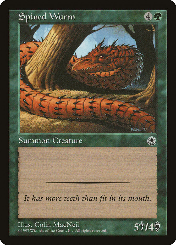 Spined Wurm [Portal] | North Valley Games