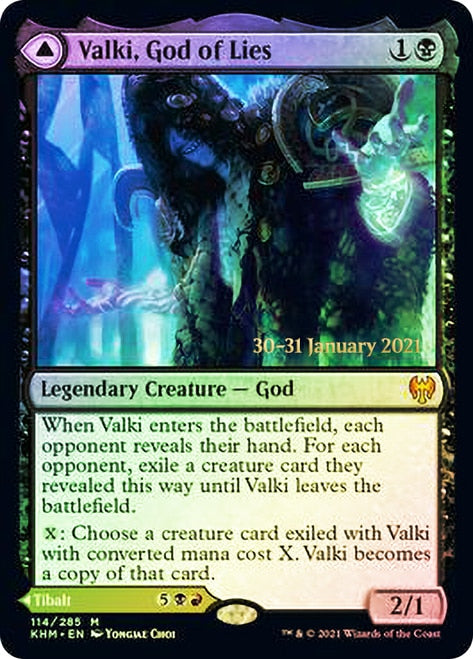 Valki, God of Lies // Tibalt, Cosmic Impostor [Kaldheim Prerelease Promos] | North Valley Games