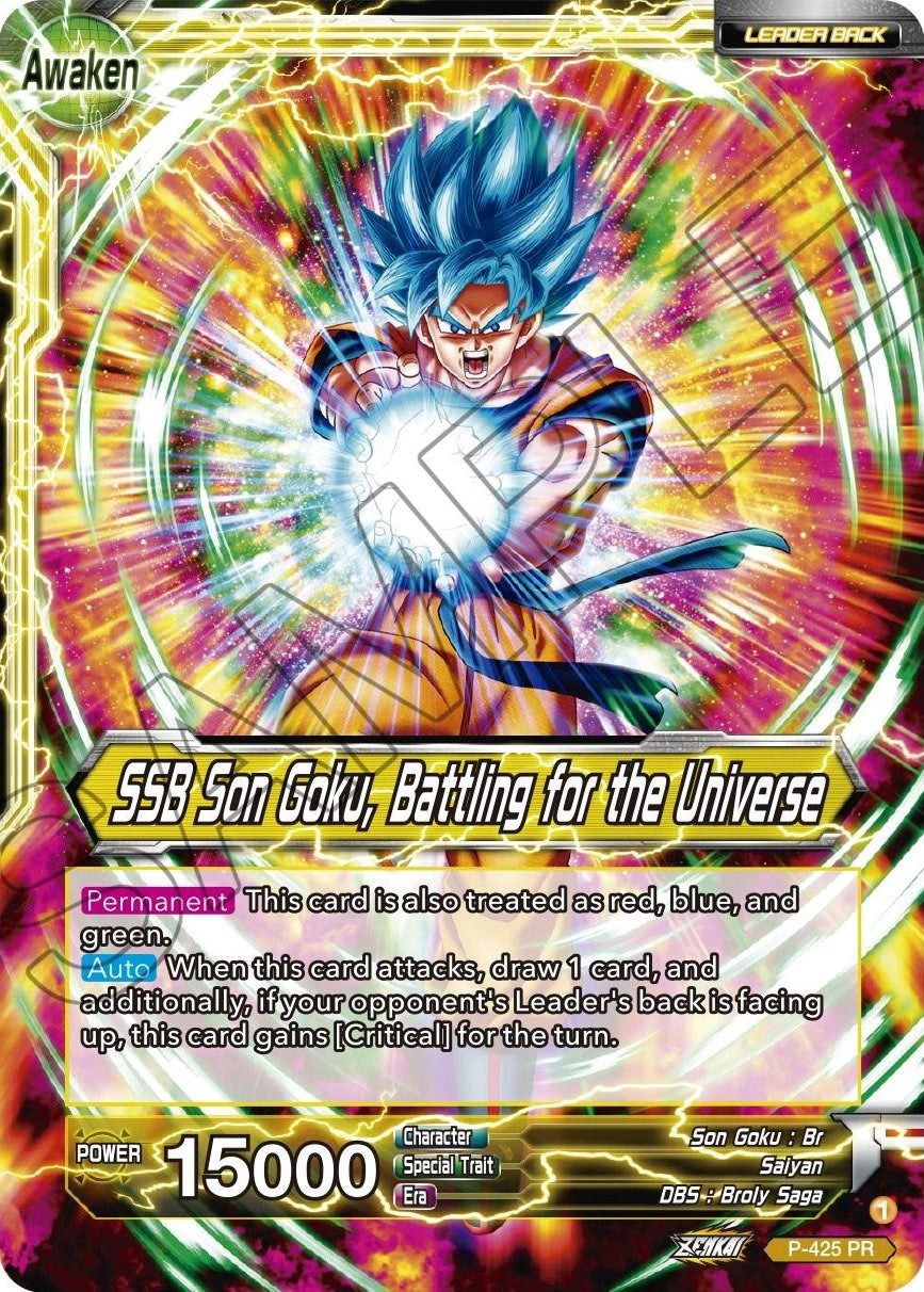Son Goku // SSB Son Goku, Battling for the Universe (P-425) [Promotion Cards] | North Valley Games