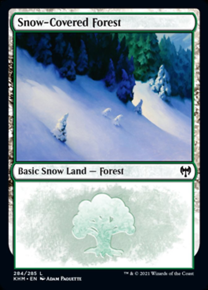 Snow-Covered Forest (284) [Kaldheim] | North Valley Games