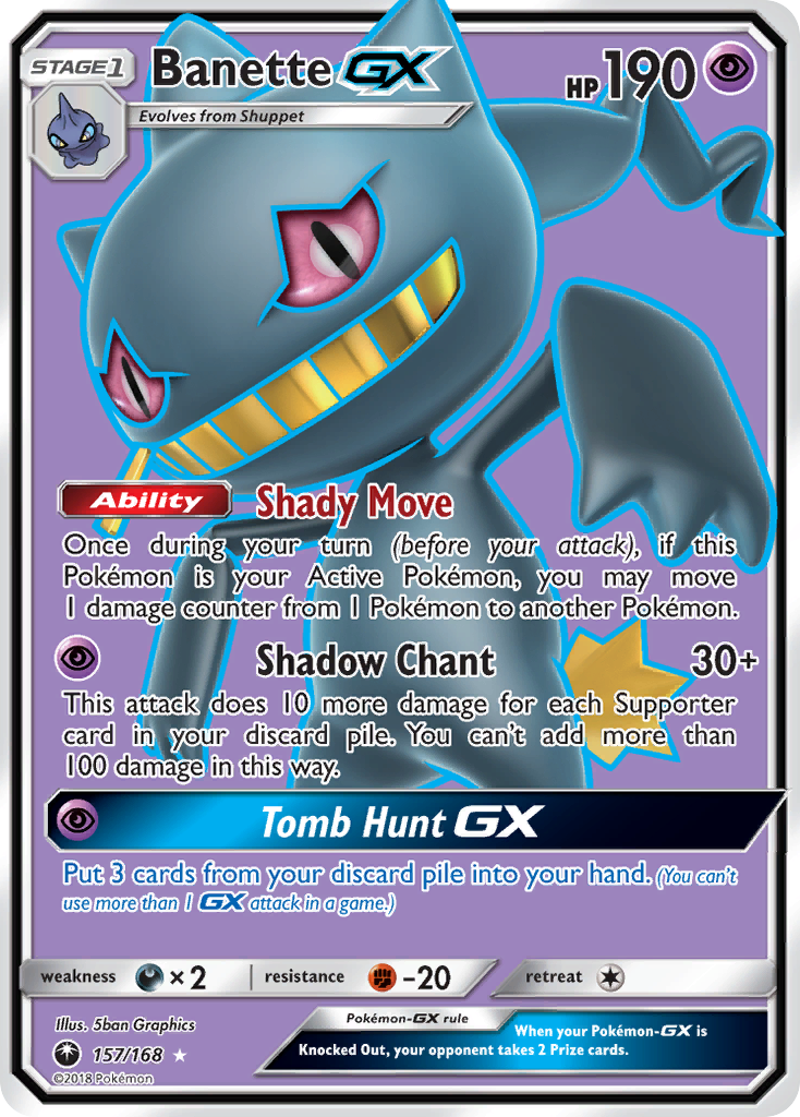 Banette GX (157/168) [Sun & Moon: Celestial Storm] | North Valley Games