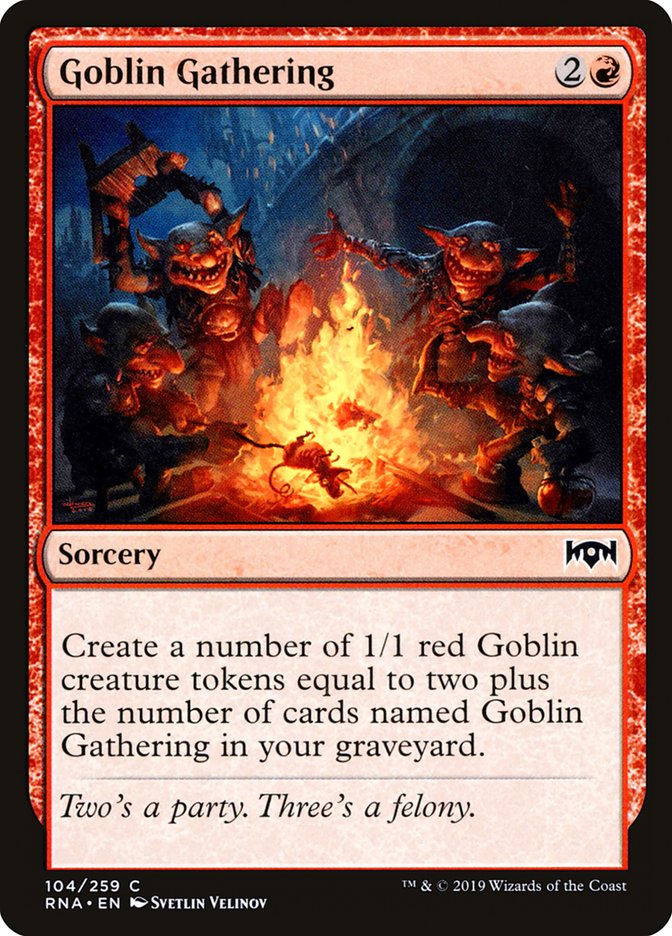 Goblin Gathering [Ravnica Allegiance] | North Valley Games