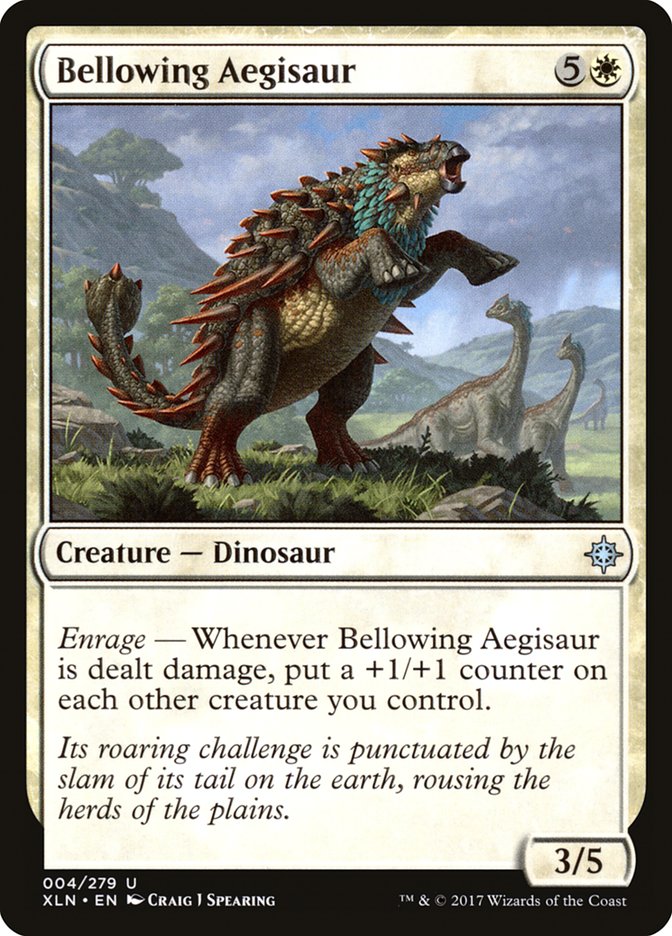 Bellowing Aegisaur [Ixalan] | North Valley Games
