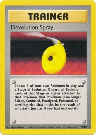 Devolution Spray (72/102) [Base Set Unlimited] | North Valley Games