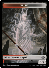 Vampire // Spirit Double-Sided Token [The Lost Caverns of Ixalan Tokens] | North Valley Games