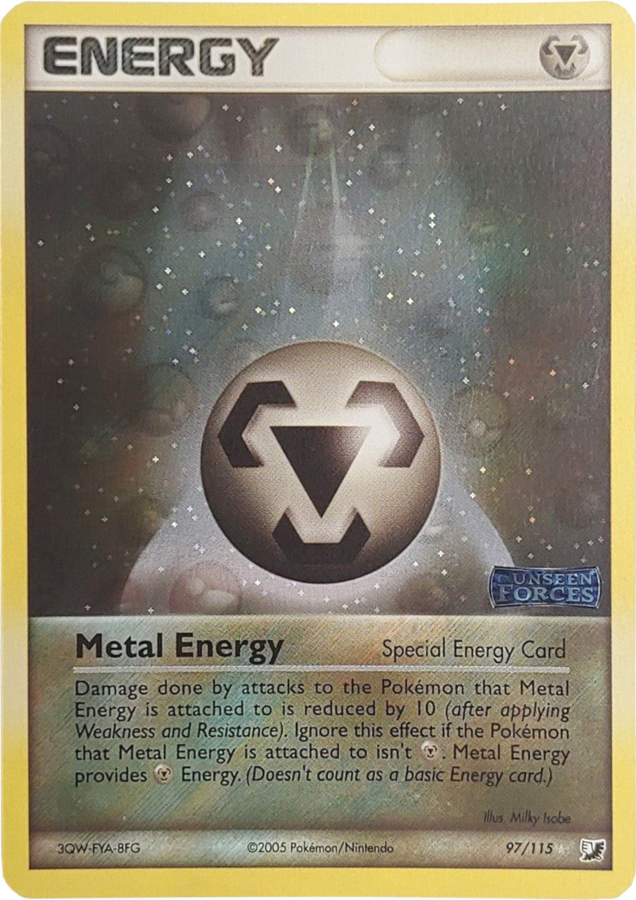 Metal Energy (97/115) (Stamped) [EX: Unseen Forces] | North Valley Games