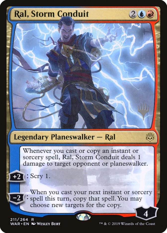 Ral, Storm Conduit (Promo Pack) [War of the Spark Promos] | North Valley Games