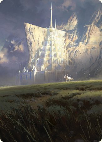 Minas Tirith Art Card [The Lord of the Rings: Tales of Middle-earth Art Series] | North Valley Games