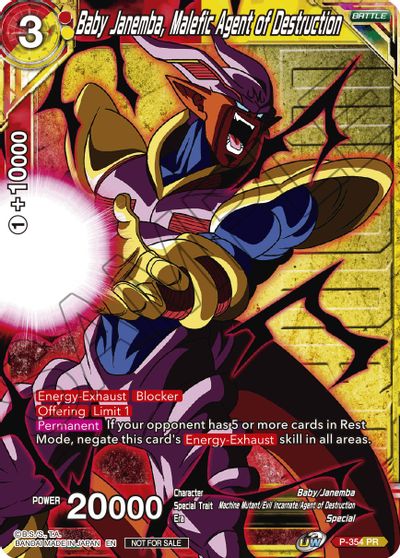 Baby Janemba, Malefic Agent of Destruction (Winner Stamped) (P-354) [Tournament Promotion Cards] | North Valley Games