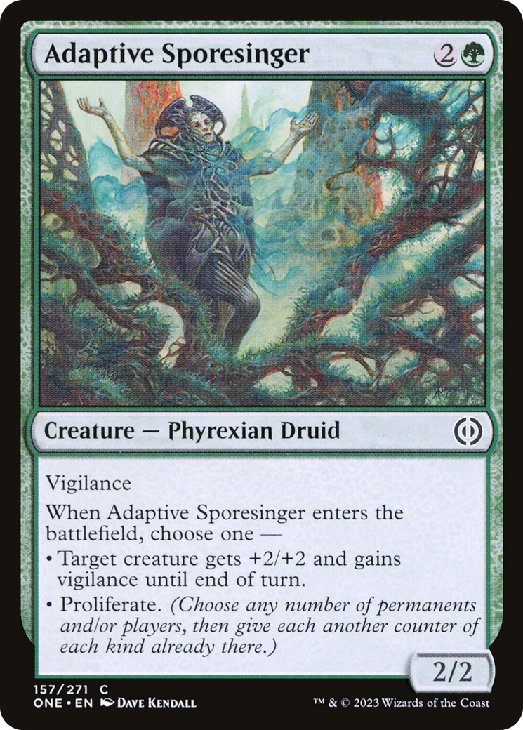Adaptive Sporesinger [Phyrexia: All Will Be One] | North Valley Games