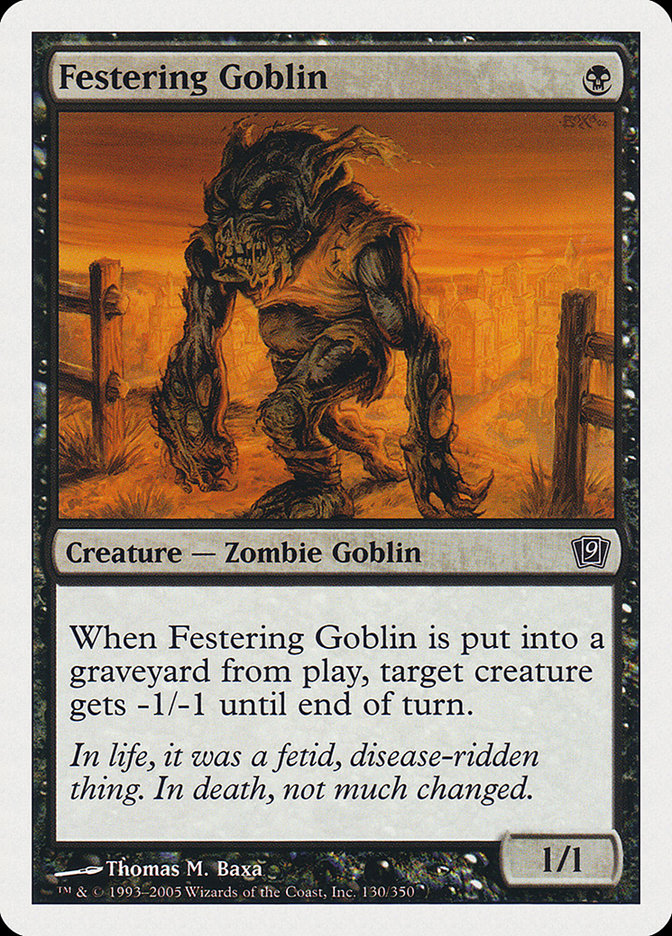 Festering Goblin [Ninth Edition] | North Valley Games
