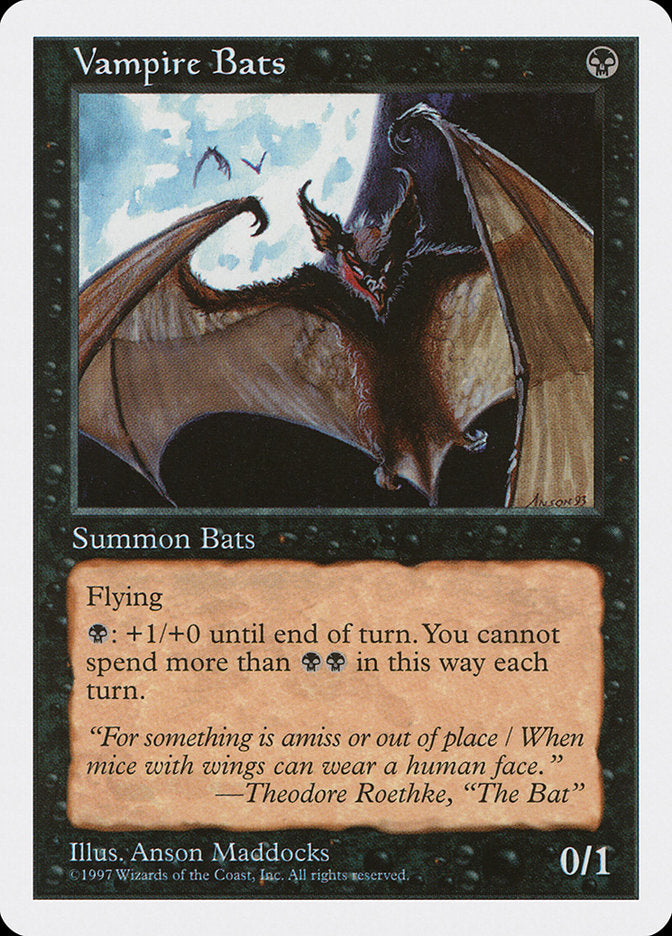 Vampire Bats [Fifth Edition] | North Valley Games