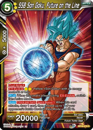 SSB Son Goku, Future on the Line (BT16-075) [Realm of the Gods] | North Valley Games