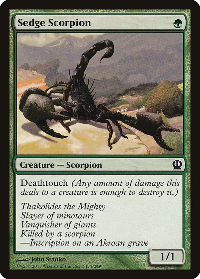 Sedge Scorpion [Theros] | North Valley Games