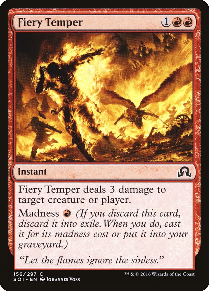 Fiery Temper [Shadows over Innistrad] | North Valley Games