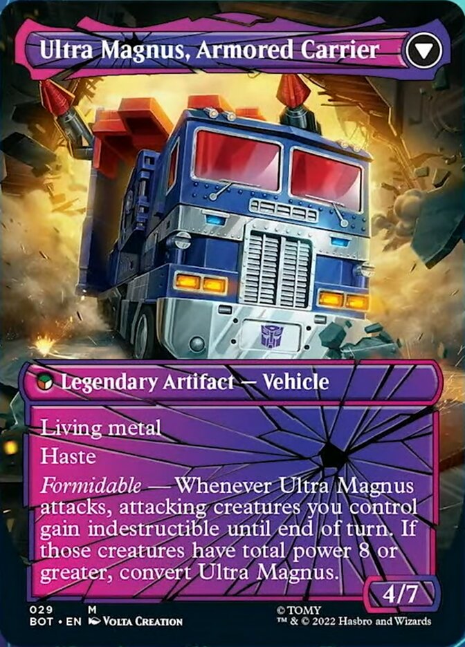 Ultra Magnus, Tactician // Ultra Magnus, Armored Carrier (Shattered Glass) [Transformers] | North Valley Games