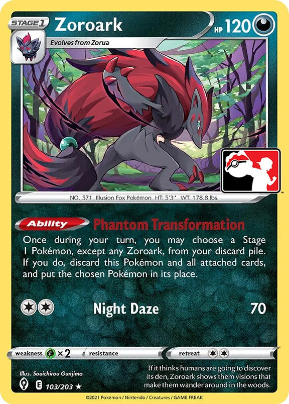 Zoroark (103/203) [Prize Pack Series One] | North Valley Games