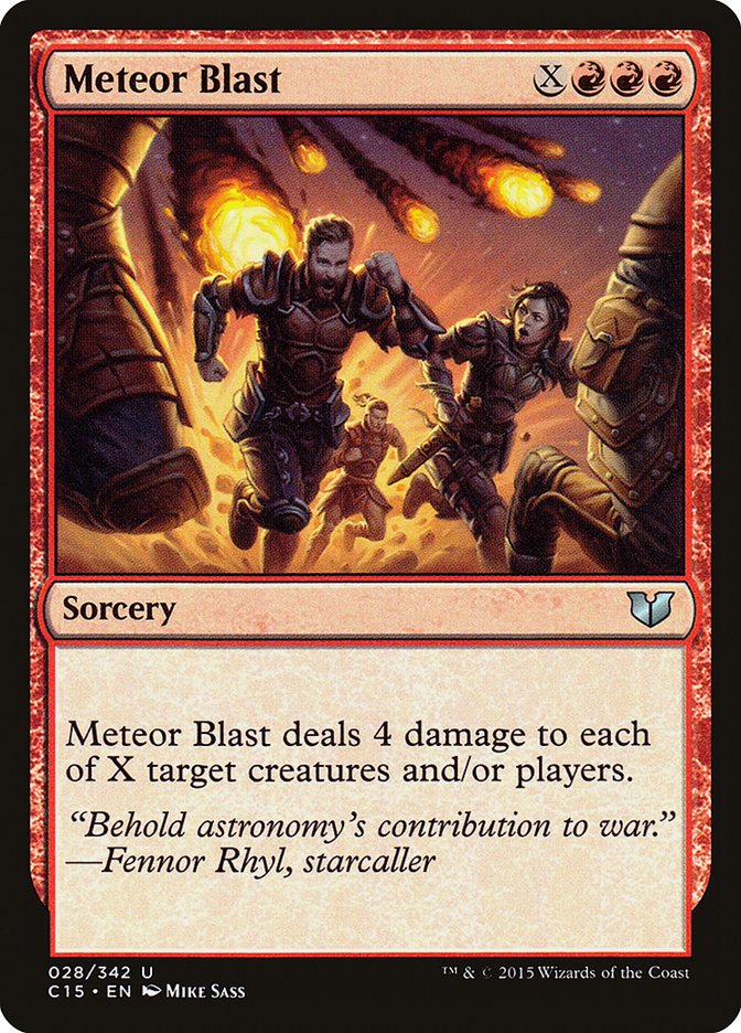 Meteor Blast [Commander 2015] | North Valley Games