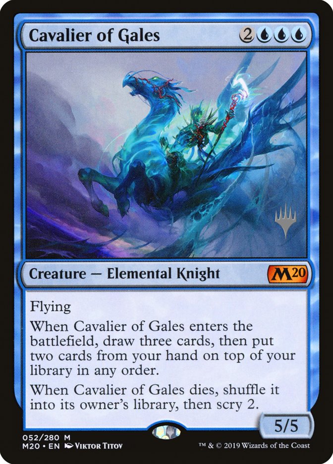 Cavalier of Gales (Promo Pack) [Core Set 2020 Promos] | North Valley Games