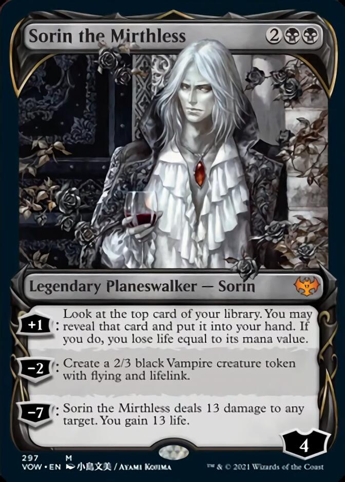 Sorin the Mirthless (Showcase Fang Frame) [Innistrad: Crimson Vow] | North Valley Games