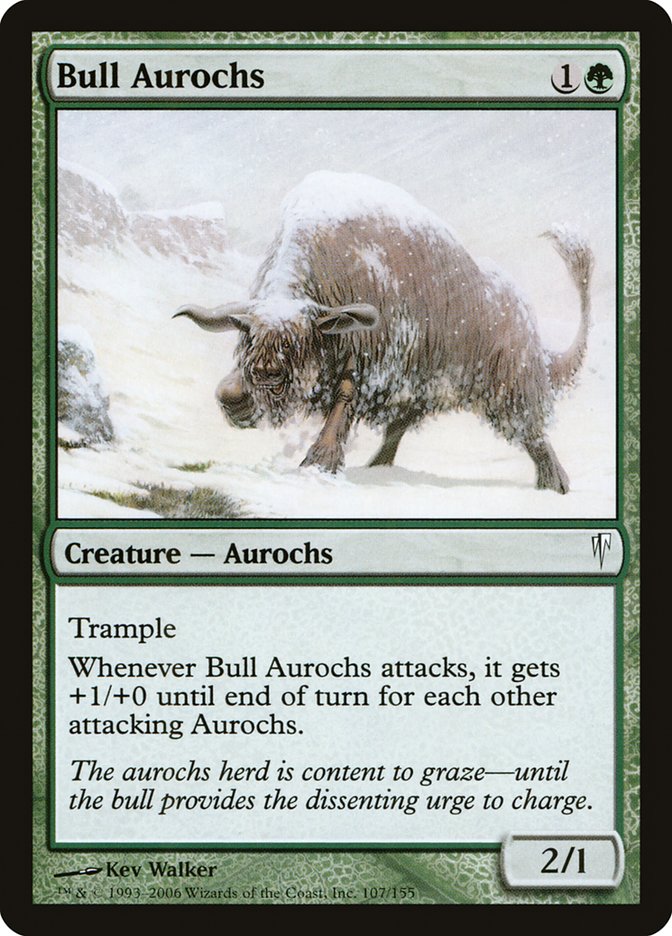 Bull Aurochs [Coldsnap] | North Valley Games