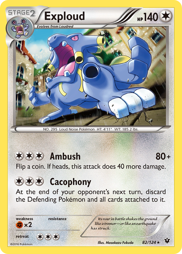 Exploud (82/124) [XY: Fates Collide] | North Valley Games