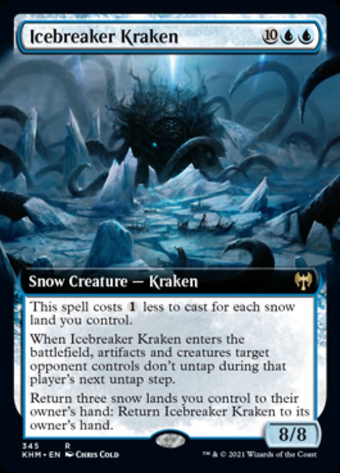 Icebreaker Kraken (Extended Art) [Kaldheim] | North Valley Games
