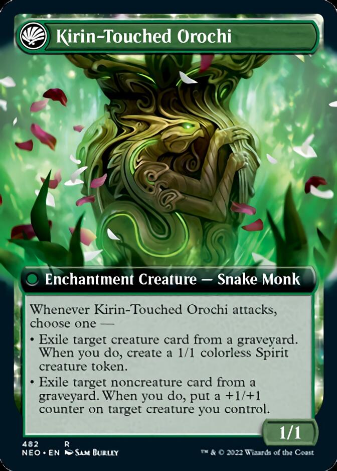 Teachings of the Kirin // Kirin-Touched Orochi (Extended Art) [Kamigawa: Neon Dynasty] | North Valley Games