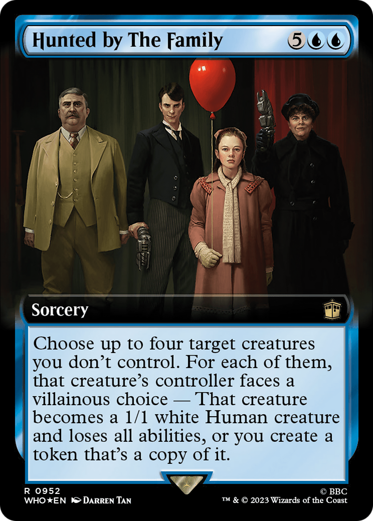 Hunted by The Family (Extended Art) (Surge Foil) [Doctor Who] | North Valley Games