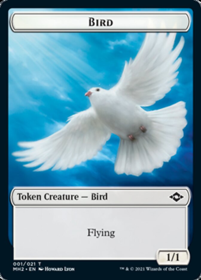 Bird // Food (18) Double-Sided Token [Modern Horizons 2 Tokens] | North Valley Games