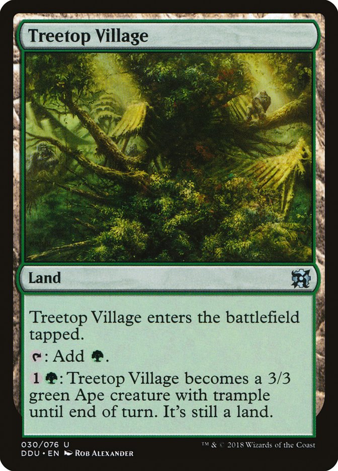 Treetop Village [Duel Decks: Elves vs. Inventors] | North Valley Games