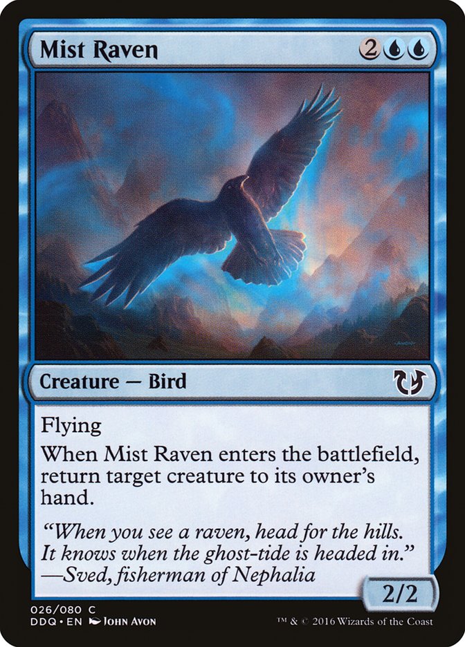 Mist Raven [Duel Decks: Blessed vs. Cursed] | North Valley Games