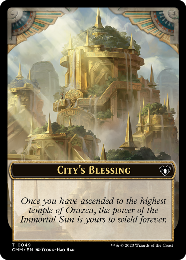 City's Blessing // Ogre Double-Sided Token [Commander Masters Tokens] | North Valley Games