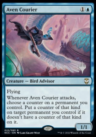 Aven Courier (Promo Pack) [Streets of New Capenna Commander Promos] | North Valley Games