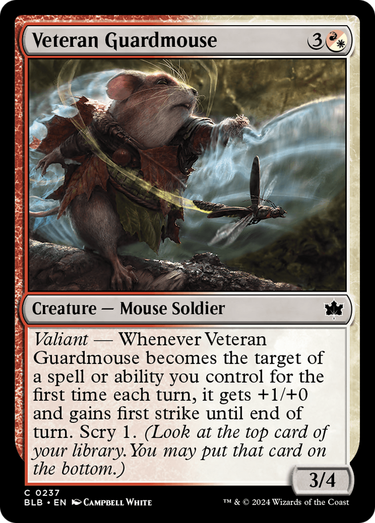 Veteran Guardmouse [Bloomburrow] | North Valley Games