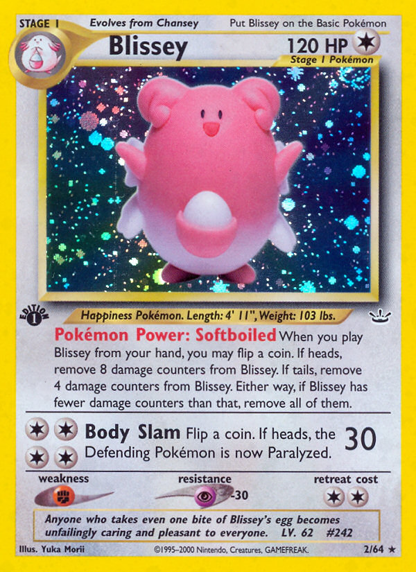 Blissey (2/64) [Neo Revelation 1st Edition] | North Valley Games