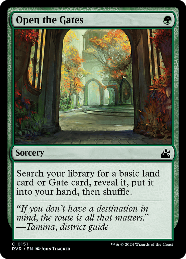 Open the Gates [Ravnica Remastered] | North Valley Games