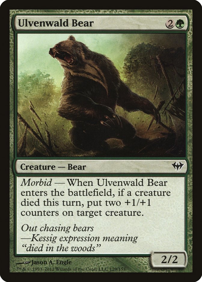 Ulvenwald Bear [Dark Ascension] | North Valley Games