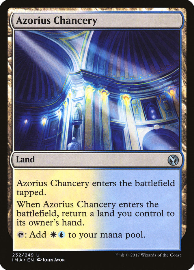 Azorius Chancery [Iconic Masters] | North Valley Games