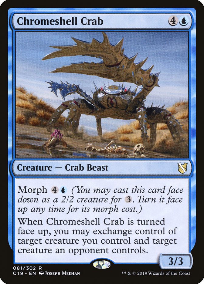 Chromeshell Crab [Commander 2019] | North Valley Games