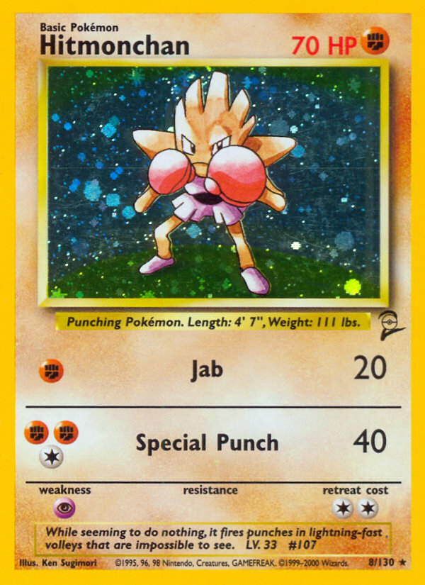 Hitmonchan (8/130) [Base Set 2] | North Valley Games